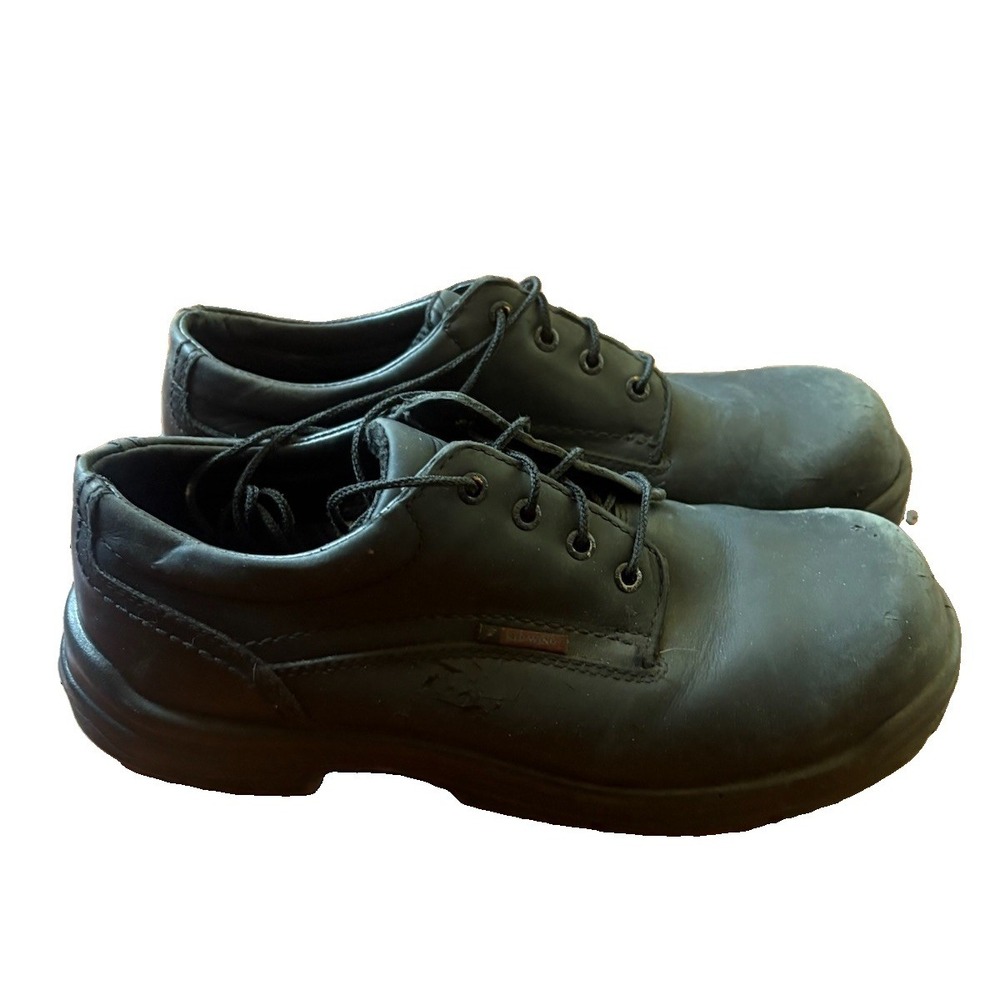 Red Wing Shoes Mens 12.5 Wide # 133 King Toe Oxford Low ASTM F2892-11 EH Black